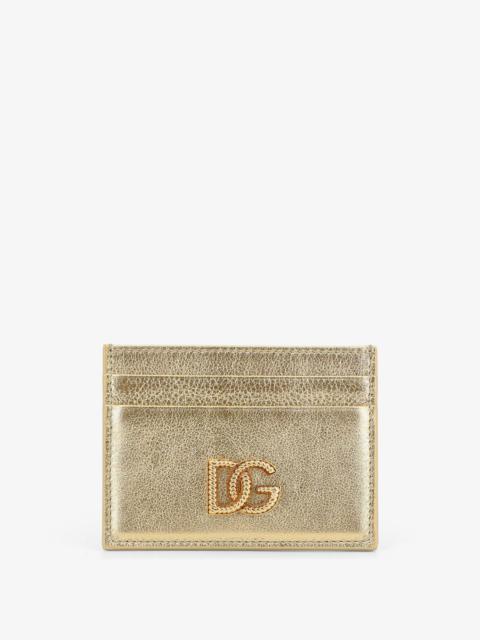 Dolce & Gabbana Dolce & Gabbana Women Laminated Leather Card Holder