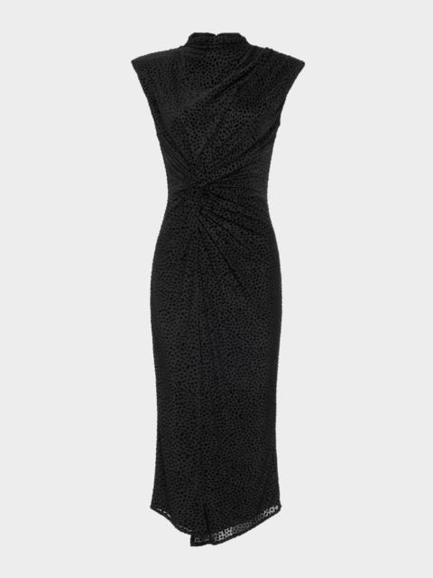 RAMY BROOK Lee Mock-Neck Midi Dress