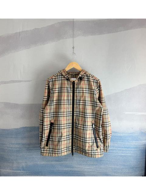 Burberry Burberry plaid zip-up jacket