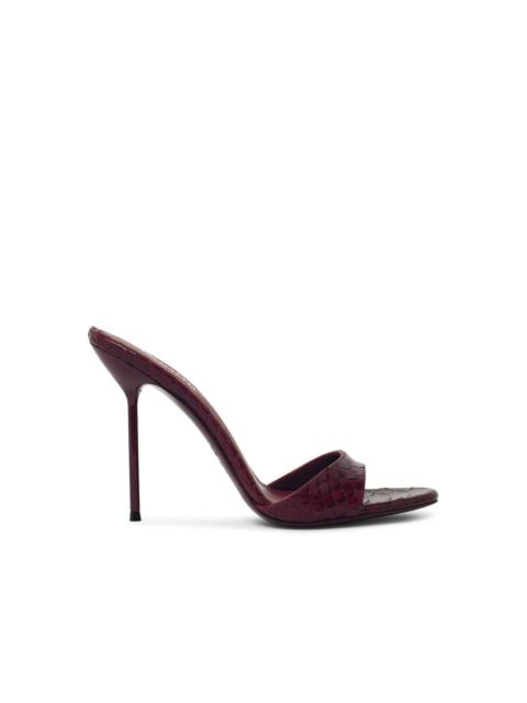 PARIS TEXAS Paris Texas LIDIA 105 Deep Red Leather Mules
