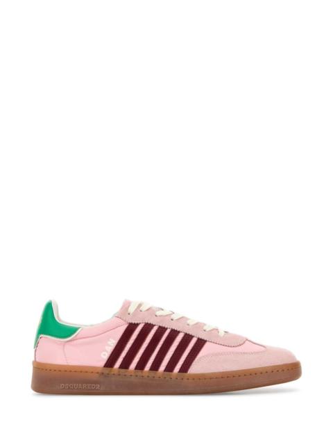 DSQUARED2 Dsquared Men Pink Nylon Boxer Sneakers