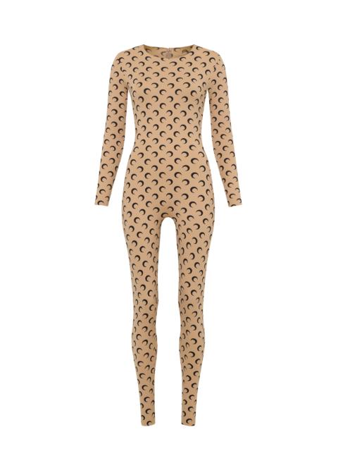 Marine Serre Recycled Jersey Moon Catsuit