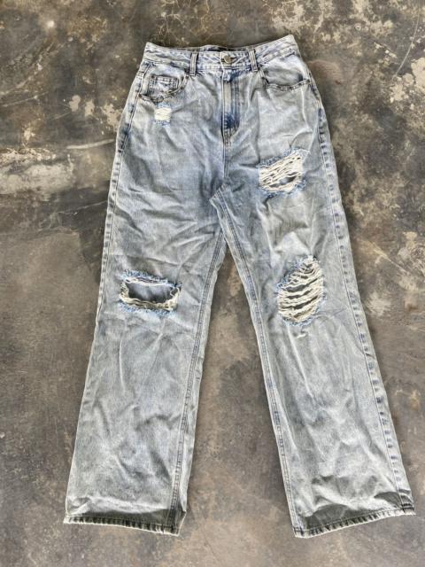 Other Designers Vintage - 💥Baggy SJYP Distressed Denim