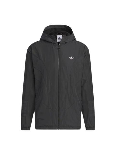 adidas adidas Alanta Windbreaker Asia Sizing 'Black' JD6392