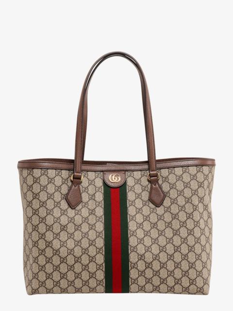 GUCCI Gucci Coated Canvas Ophidia Shopping Bag With Supreme Gg Fabric