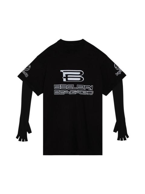 Balenciaga UV Sleeves T-Shirt 'Washed Black/White'