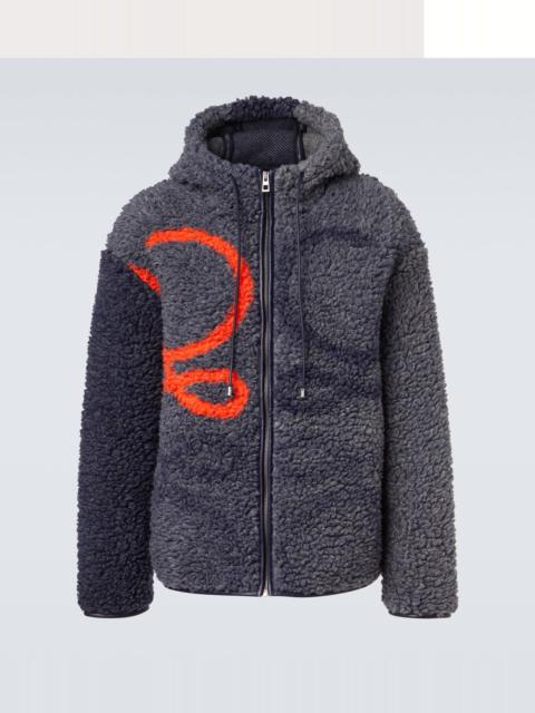 Loewe Anagram fleece jacquard jacket