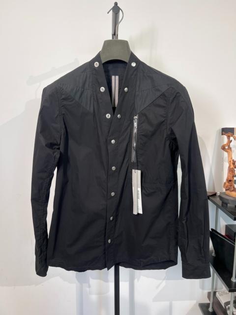 Rick Owens Rick Owens Black Snap Button Shirt Rick Owens