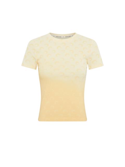 Marine Serre FADED MOON JERSEY BABY FIT T-SHIRT