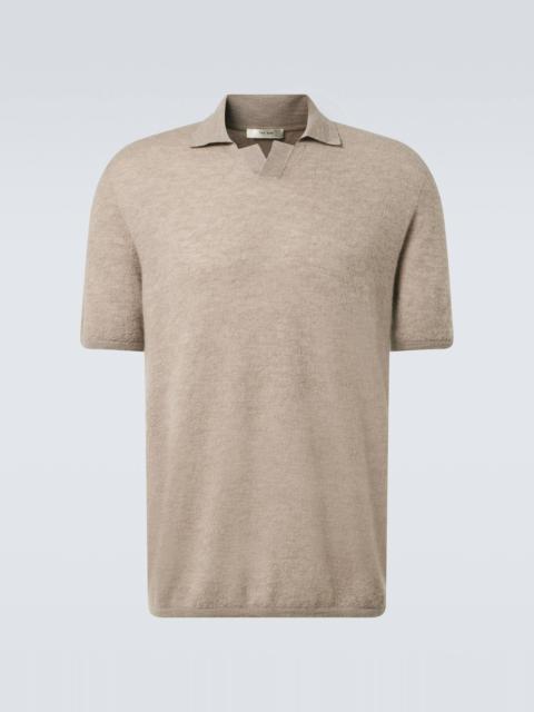 The Row Isao cashmere polo shirt