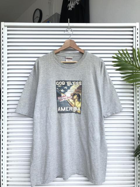 Other Designers Vintage - Vintage Avirex “God Bless America” Soldier Tee