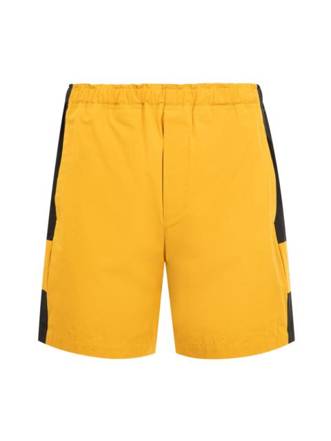 SAINT LAURENT BICOLOR BERMUDA SHORTS