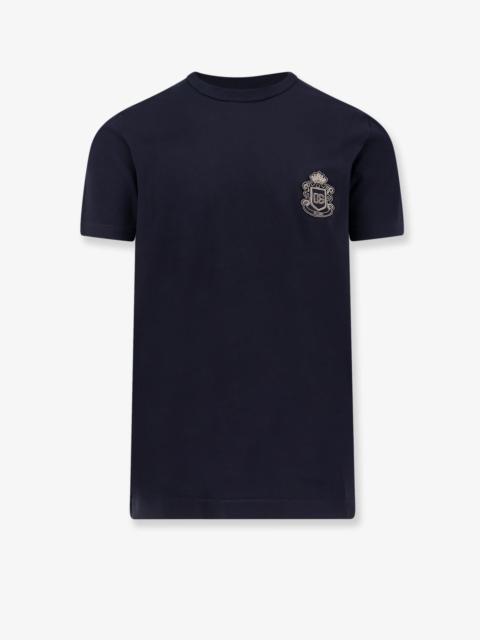 Dolce & Gabbana Dolce & Gabbana Cotton T-Shirt With Logo Patch On The Front