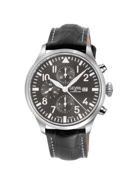Other Designers Gevril Vaughn Chronograph Automatic Grey Dial Men's Watch 47102