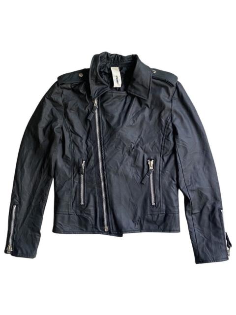 Other Designers Attachment Leather Biker Jacket
