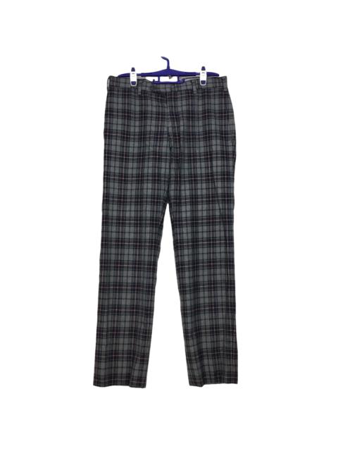Other Designers United Arrows - UNITED ARROWS TOKYO Plaid Checks Pants Trousers Casual Slack