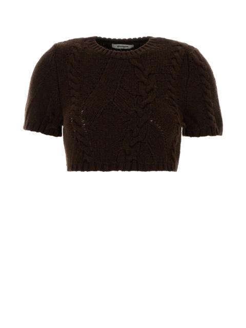 gimaguas Brown wool Julia sweater