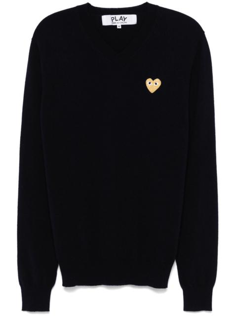 Comme des Garçons PLAY Gold Emblem Sweater Unisex