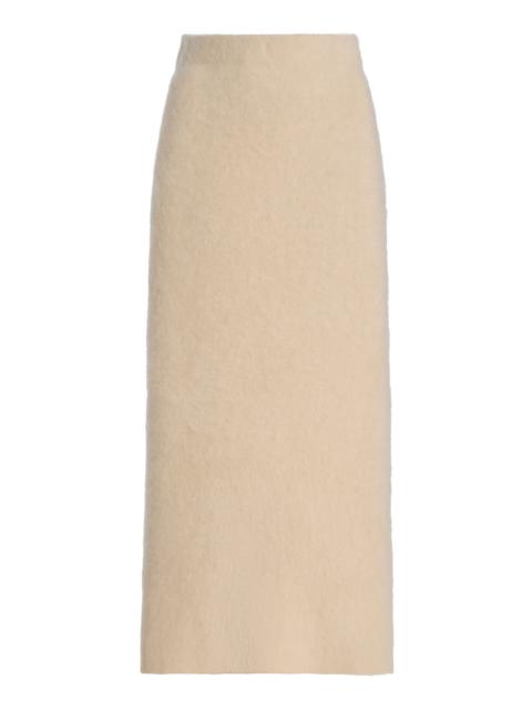 BY MALENE BIRGER Estille Mohair Skirt off-white