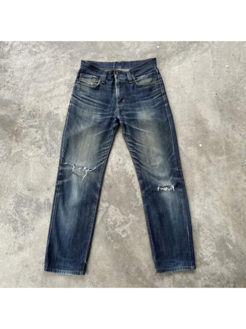 Other Designers Vintage - Vintage Japanese Distressed Jeans Made In Japan 30x28.5