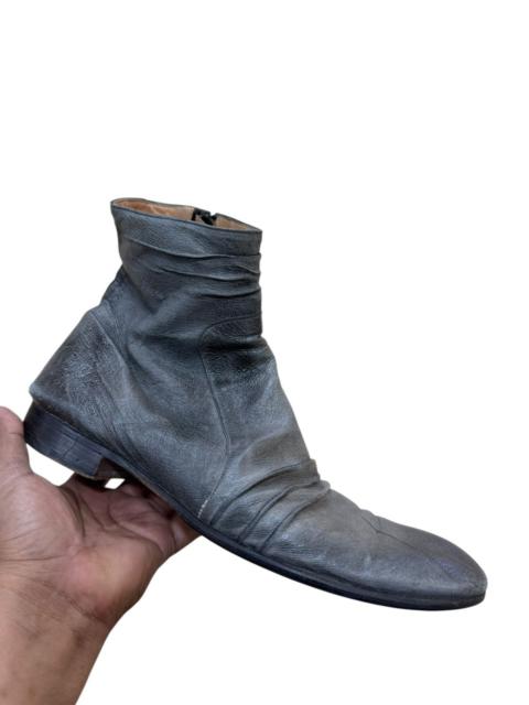 Maison Margiela Maison Martin Margiela Pleated Boots Leather Side Zip