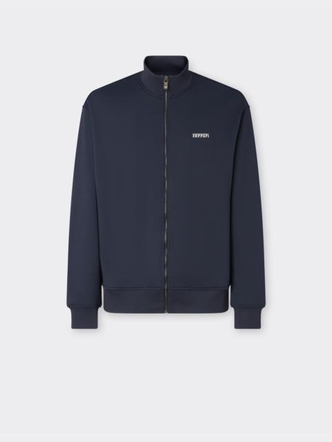 Ferrari Sweater in technical fabric with zip