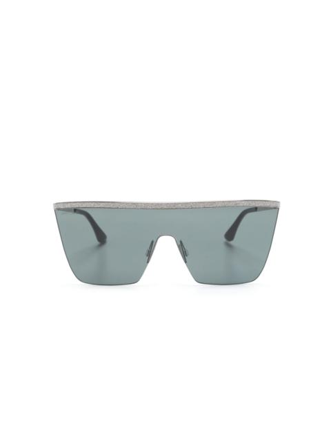 Leahs mask-frame sunglasses