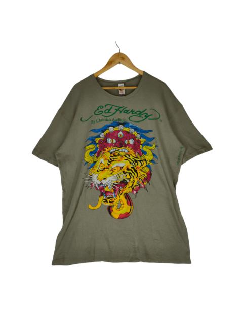 Other Designers Rare🔥 ED HARDY By Christian Audigier Big Printed Shirt
