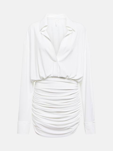 NORMA KAMALI Ruched shirt dress