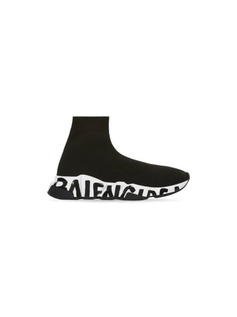 BALENCIAGA Balenciaga Speed Recycled Knit Graffiti Sneakers