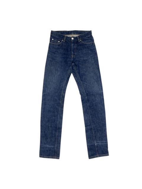 Helmut Lang Classic Denim Slim Cut Button Fly Indigo Jeans W30 L33