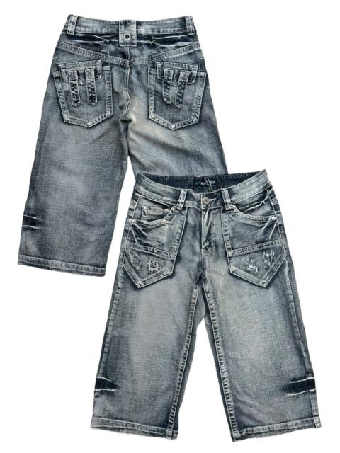 Streetwear - All Black Baggy Jorks Bondage Inspired By Jnco Affliction