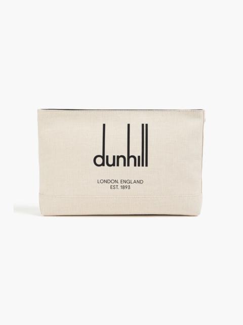 Other Designers Logo-print canvas pouch