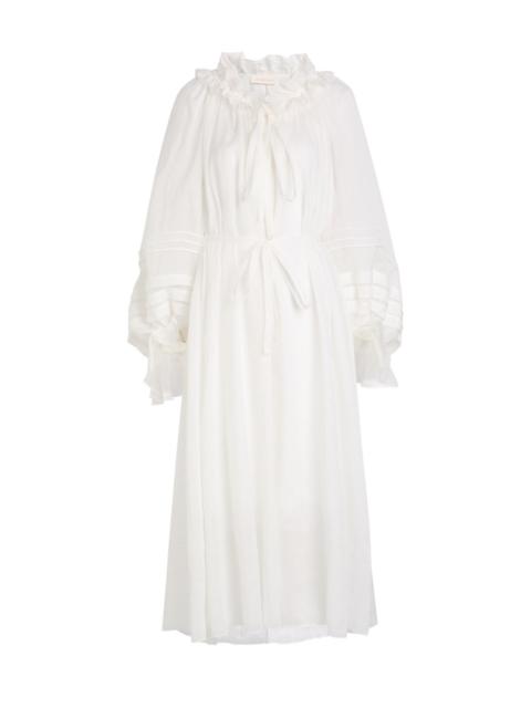 Zimmermann Zimmermann Rebellion Ramie Billow Midi Dress