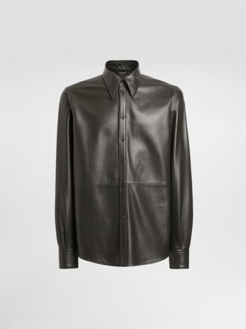 Dolce & Gabbana Nappa leather shirt