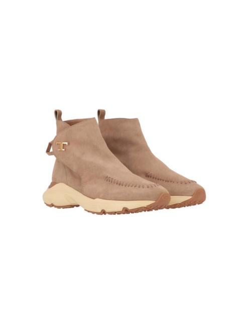 Tod's Tods Womens Medium Taupe Sneaker, Size 7