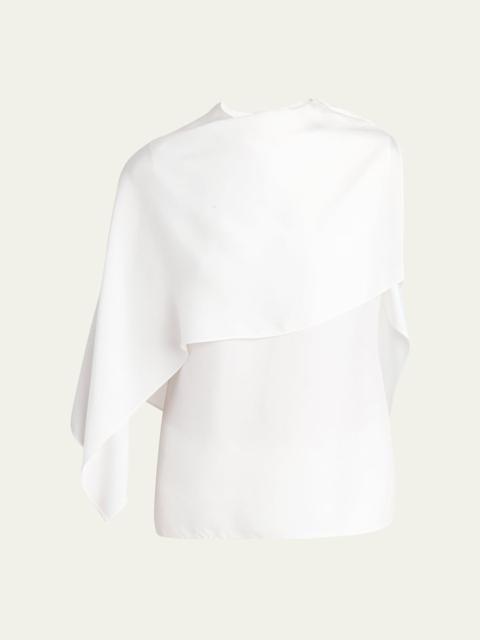 FERRAGAMO Cape Twill Top
