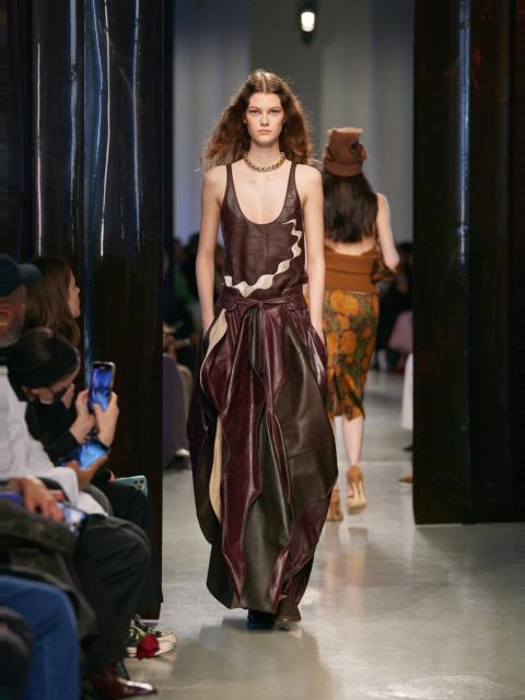 CHRISTOPHER ESBER Fragment Leather Tank