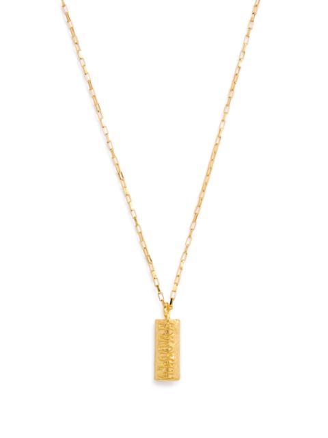 ALIGHIERI Alighieri The Amore 24kt Gold-plated Necklace