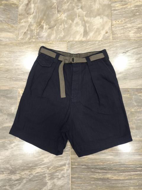 sacai Sacai Drop crotch Jorts with Belt