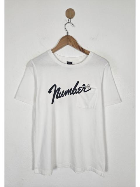 NUMBER (N)INE Number Nine Fender logo pocket shirt