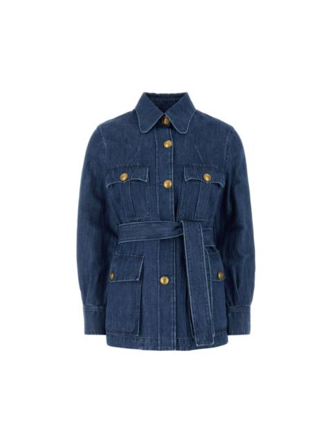 Valentino VALENTINO Denim Blazer New & Authentic (Women's size:10;)