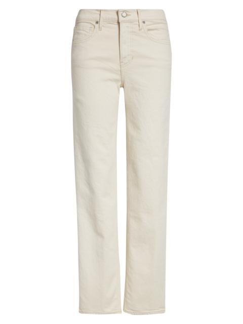 VERONICA BEARD Veronica Beard Leah Straight Leg Jeans in Ecru at Nordstrom