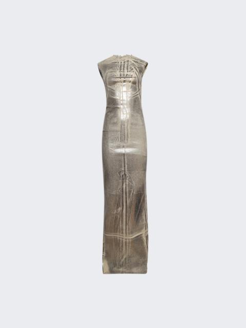 Rick Owens DRKSHDW Denim Column Dress Palladium