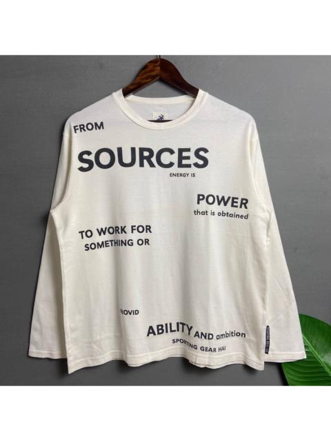 Other Designers Vintage Hai Sporting Gear Wording
