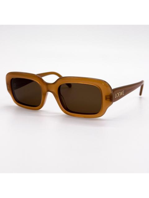 Loewe NEW LOEWE SUNGLASSES LW40158I 50E BROWN UNISEX EYEWEAR