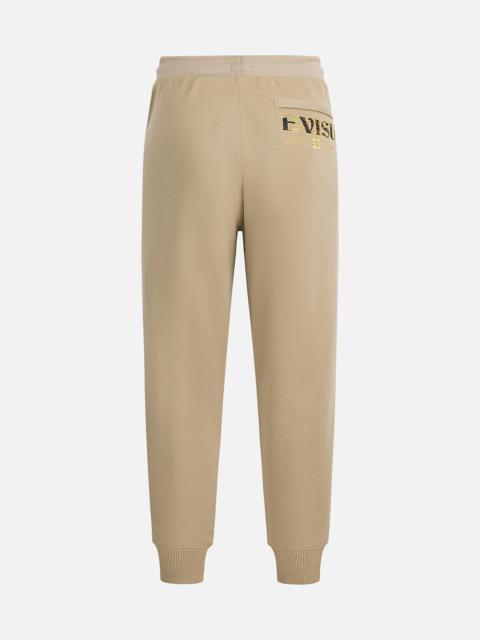 EVISU Kamon Embroidery and Logo Brocade Appliqué Regular Fit Sweatpants