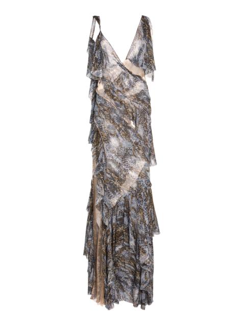 CHRISTOPHER ESBER Unravelled Serpent Cami Dress multi