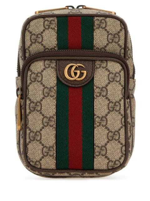 Gucci Man Gg Supreme Fabric Mini Ophidia Crossbody Bag