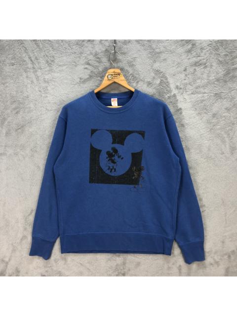 Other Designers Uniqlo - Disney Mickey Mouse Big Face Logo Blue Sweatshirts #5686-202